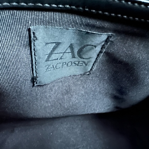 ZAC Posen navy satchel with detachable shoulder strap. - Picture 3 of 12